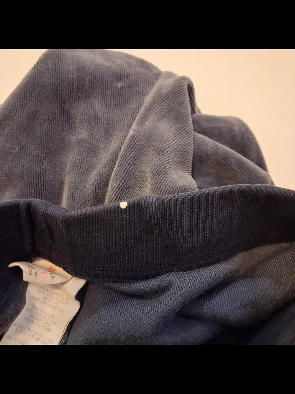 Crewcuts Girls Blue Gray Velour Jogger Pants 7
